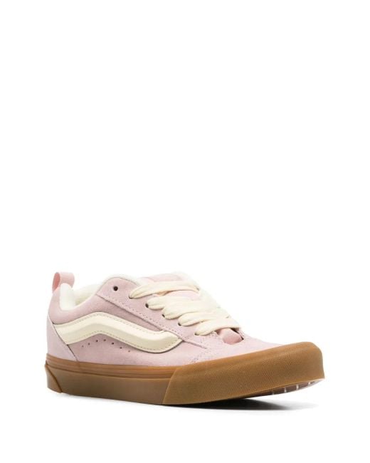Vans Pink Knu Skool Sneakers for men