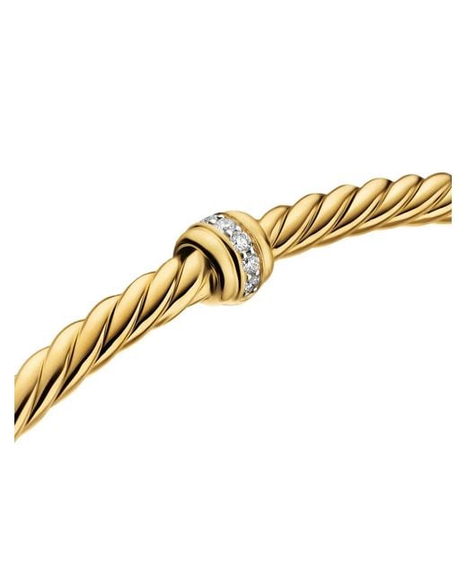 David Yurman Metallic 18Kt Flex Center Bracelet