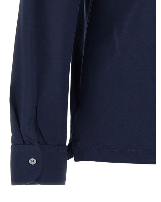 Zanone Blue Ice Shirt for men