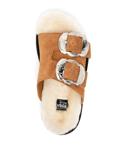 Toga Brown Sandalen Mit Schnallen