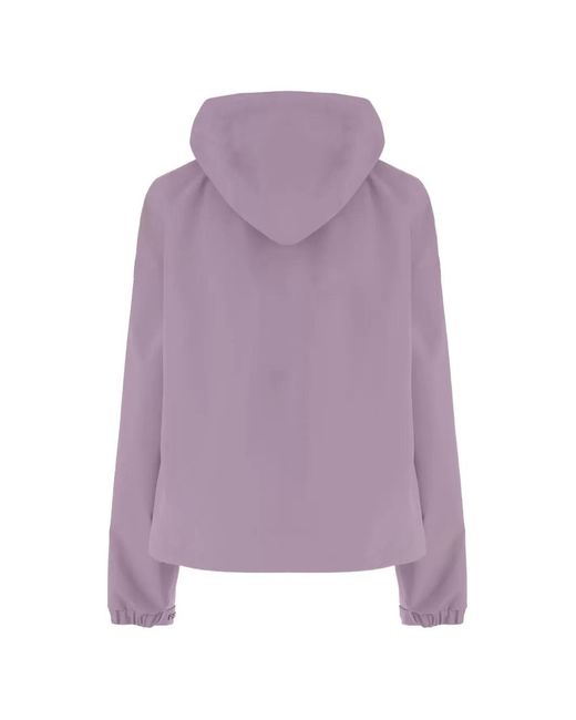 Save The Duck Purple Hooded Jacket