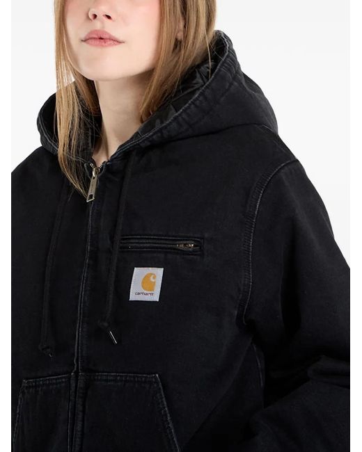 Carhartt Black Cleveland Zip-Up Hooded Jacket