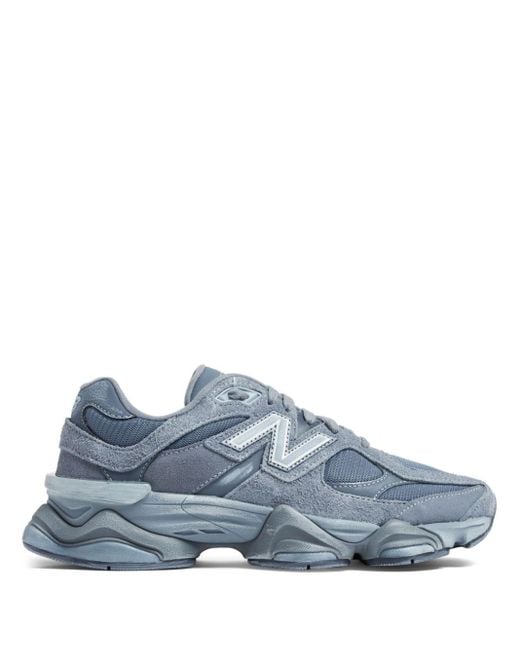 New Balance 9060 In Grey/blue Leather