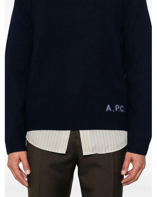 A.P.C. Edward Pullover in Blue für Herren