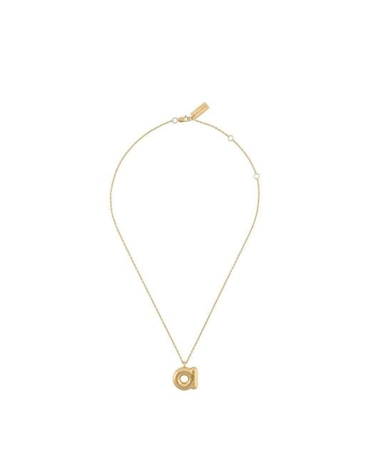 Marc jacobs cheap letter necklace