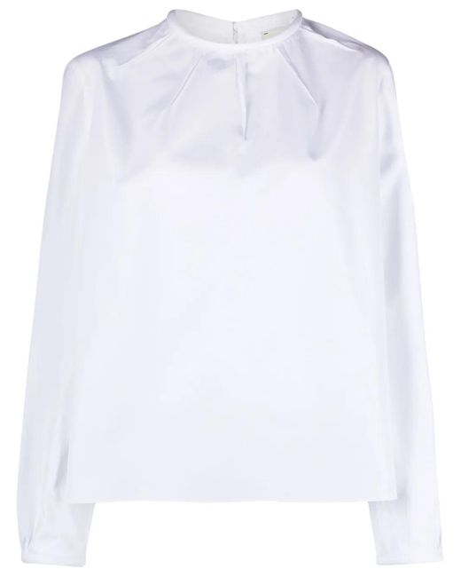 Fendi White Cotton-Poplin Blouse