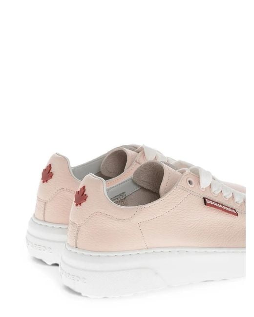 DSquared² Pink Bumper Sneakers