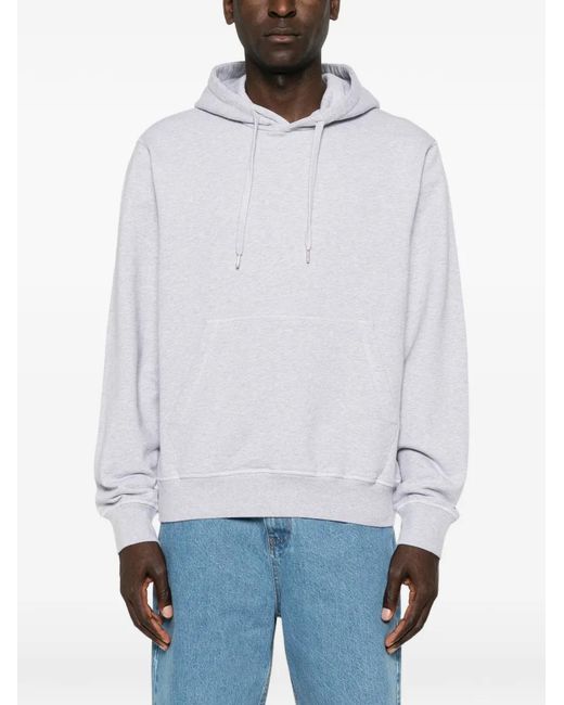 Arte' White Graphic-Print Hoodie for men