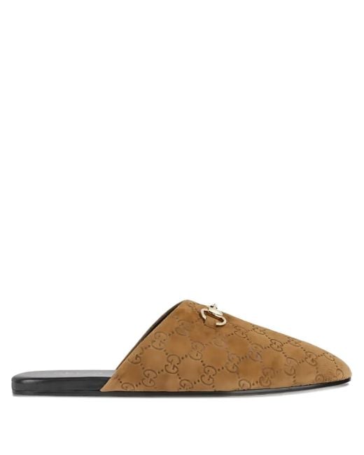 メンズ Gucci ホースビット サンダル Brown