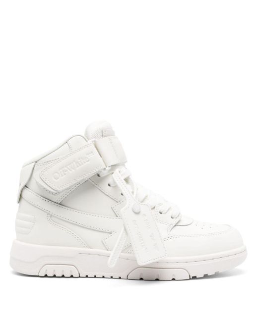Off-White c/o Virgil Abloh Out Of Office High-top Sneakers in het White