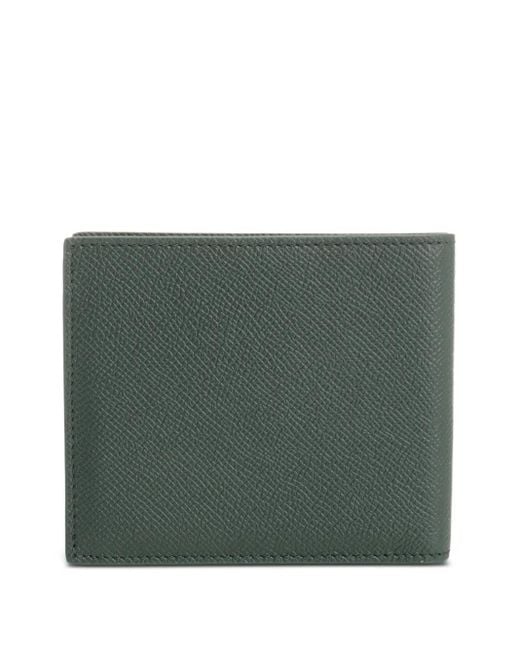 Ferragamo Green Gancini Leather Wallet for men