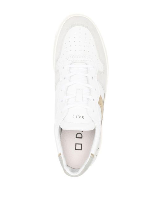 Date White Court 2.0 Leather Sneakers for men