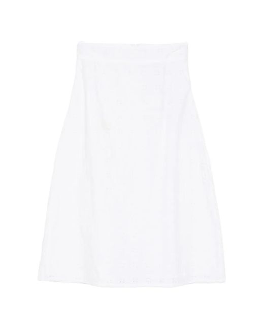 Care By Me White Augusta Skirt