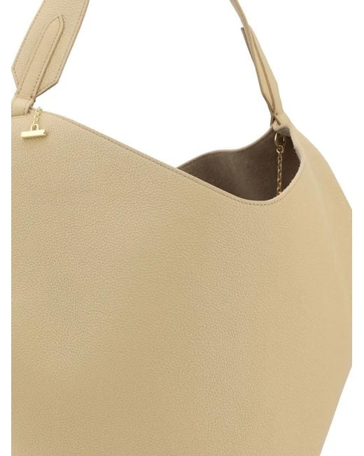 Khaite Natural Small Lotus Tote Bag