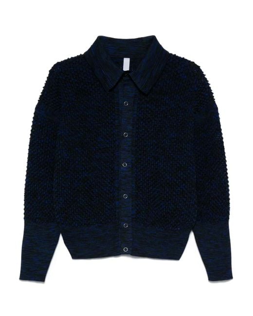 CFCL Lattice Knikat Cardigan in Blue for Men | Lyst