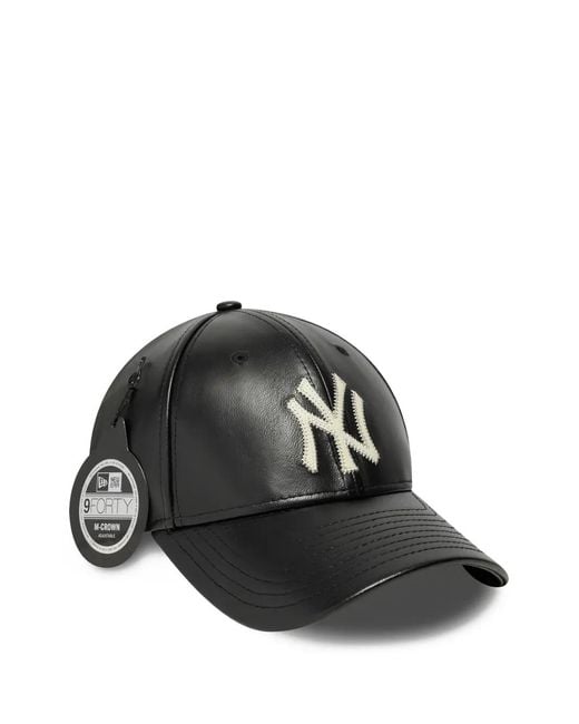 KTZ Black Logo-Patch Baseball Cap for men