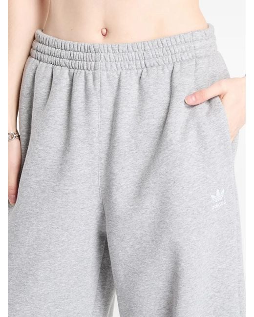 Adidas White Essentials Track Pants