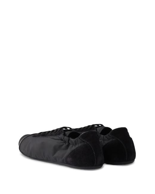 Prada Black Collapse Sneakers