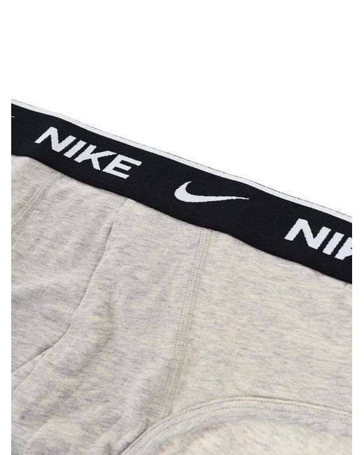 Nike Black Everyday Cotton Stretch Briefs (Set Of Three) for men