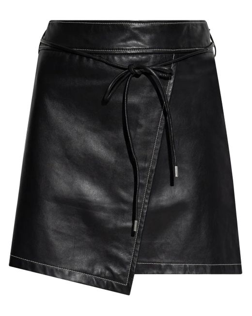 Paul Smith Black PS von Paul Smith Leder Minirock