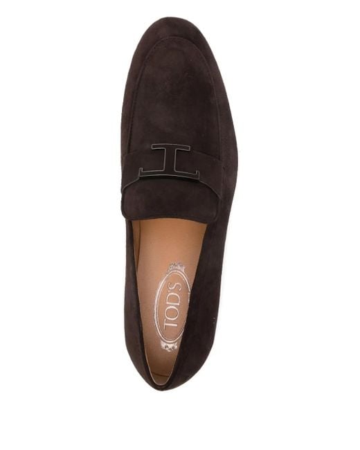 Tod's Brown Flat Shoes for men