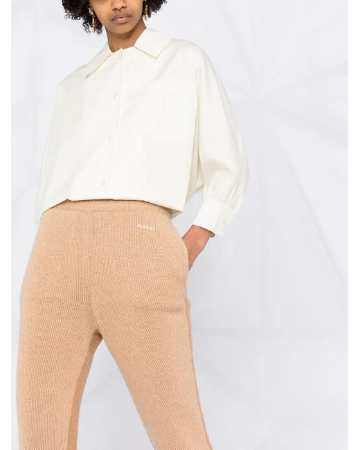 Marni Ribgebreide Legging in het Multicolor