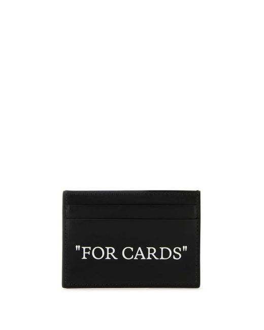 Off-White c/o Virgil Abloh Black Off- Small Leather Goods for men