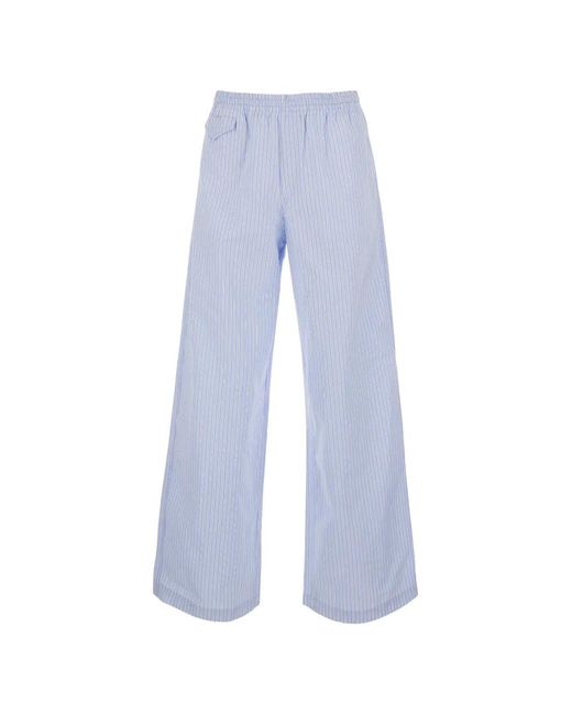 A.P.C. Gestreepte Broek in het Blue voor heren