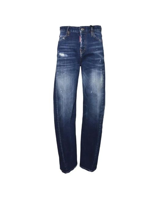 DSquared² Blue Distressed Jeans