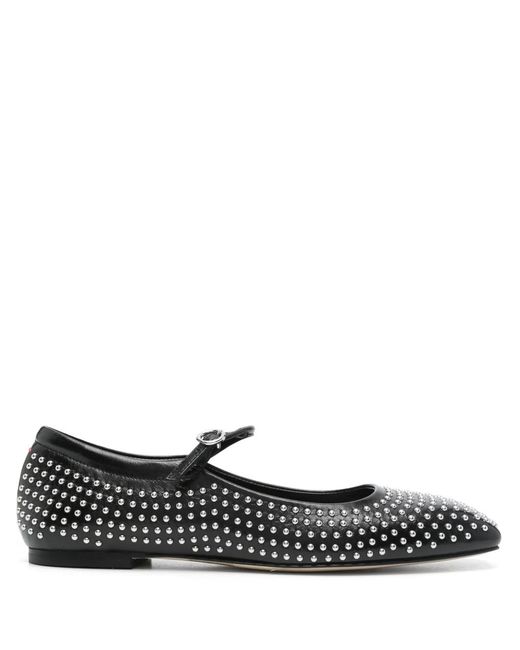 Aeyde Black Uma Ballet Flats