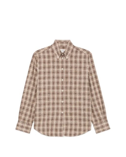Rohe Natural Check-Pattern Shirt
