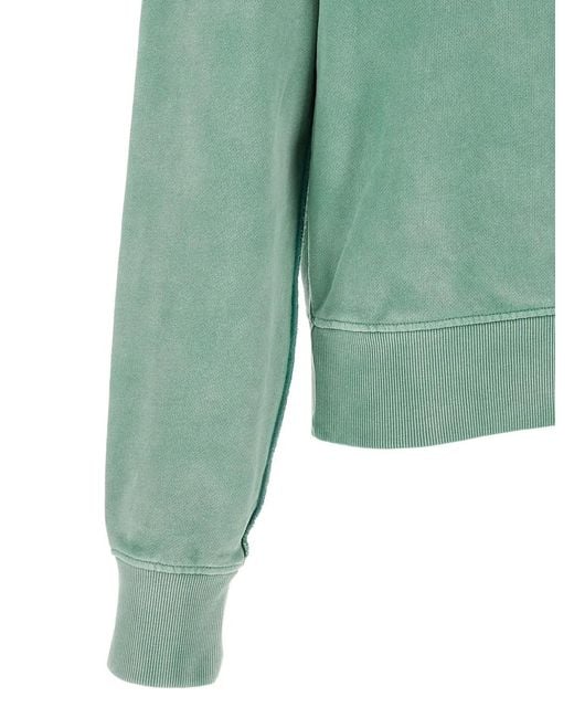 Entire studios Green Buttoned High-Neck Sweater for men
