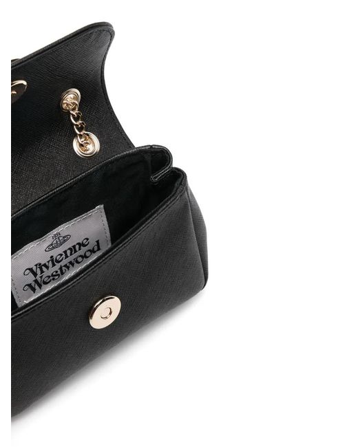 Vivienne Westwood Black Small Purse Chain Shoulder Bag