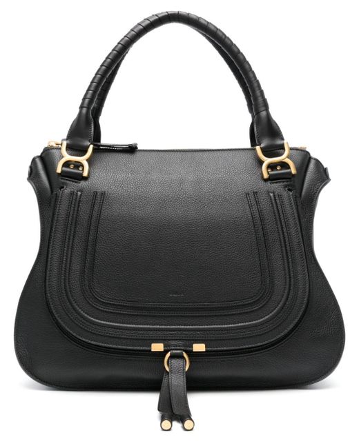 Chloé Black Large Marcie Tote Bag