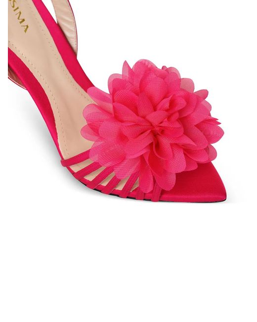 Ginissima Pink Julia Heeled Sandals