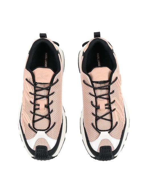 Karl Lagerfeld White Orion Trail Signature Sneakers