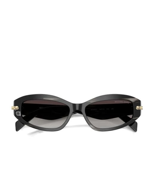 Michael Kors Gray Geometric-Frame Sunglasses