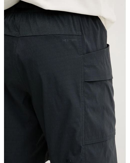 Under Armour Blue Belted Cargo Shorts for men