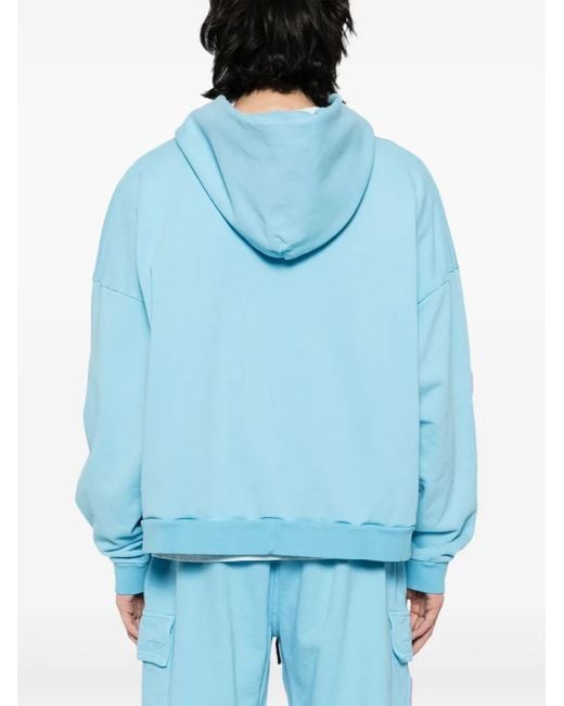 Felpa Cozy Con Cappuccio di ANTI SOCIAL SOCIAL CLUB in Blue da Uomo