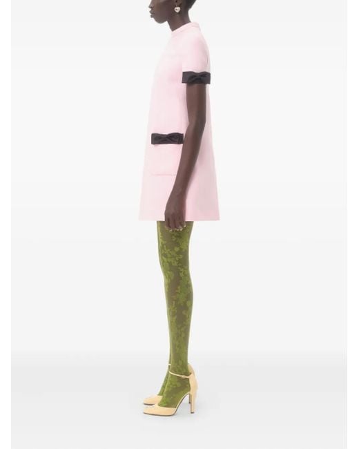 Abito Corto Crepe Couture di Valentino Garavani in Pink
