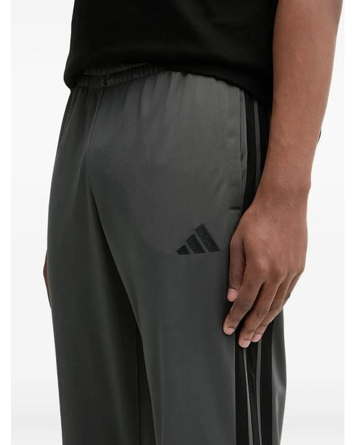Adidas Gray Side-Stripe Tracksuit for men