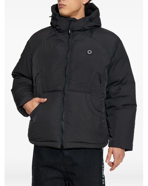 KENZO Blue Boke Flower 2.0 Hooded Puffer Jacket for men