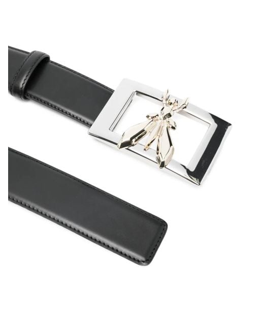 Patrizia Pepe Gray Genuine Leather Square Silver Metal Buckle Women\'s Belt Patrizia Pepe Genuine Leather Belt with Square Silver Metal  main image 4