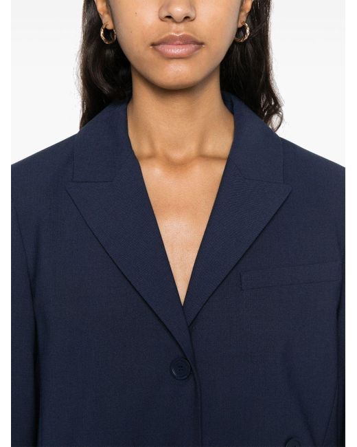 Semicouture Blue Nemesi Blazer