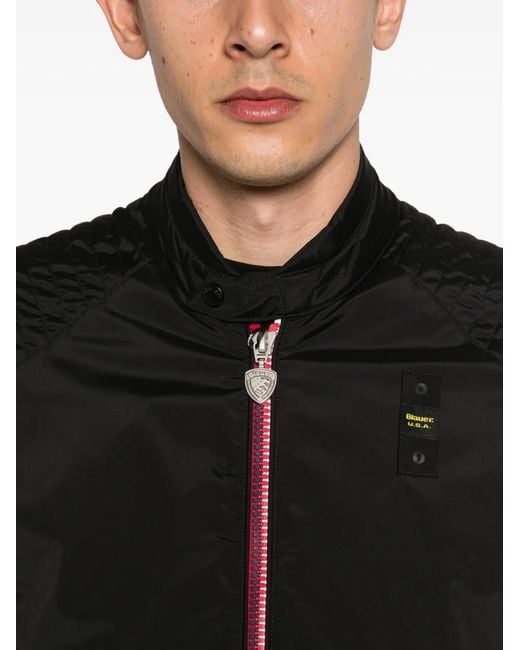 Chaqueta Thayer Con Cremallera Blauer de hombre de color Black