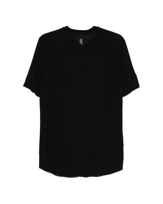 Thom Krom Black Crew-Neck T-Shirt for men