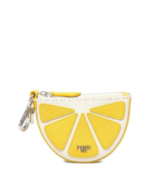 Llavero con forma de limón Fendi de color Yellow