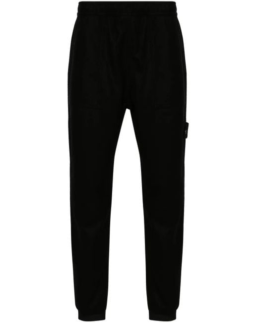 Stone Island Black Jogger Pants for men