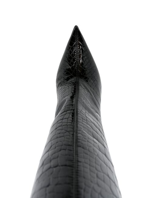 Le Silla Black Stiefel mit spitzer Kappe 120mm