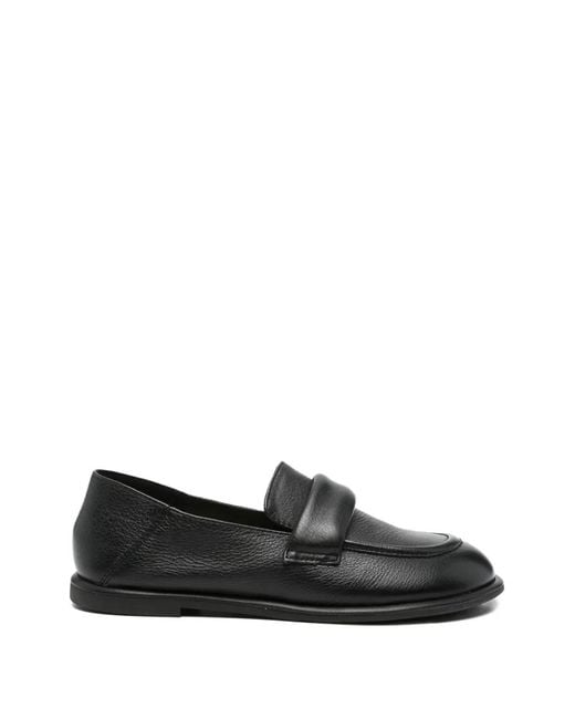 SERGIO MORETTI FIRENZE Black Leather Loafers